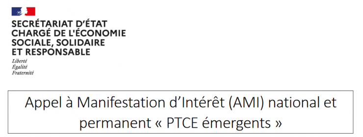 Rappel : dépôt des candidatures AMI PTCE avant le 23 juin à minuit ! 