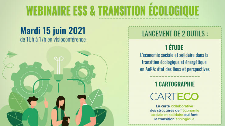 Webinaire - Lancement de l'étude et la carto ESS & transition écologique 