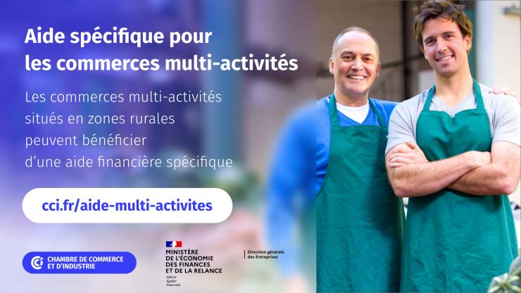 Aide pour les commerces multi-activités situés en zone rurale