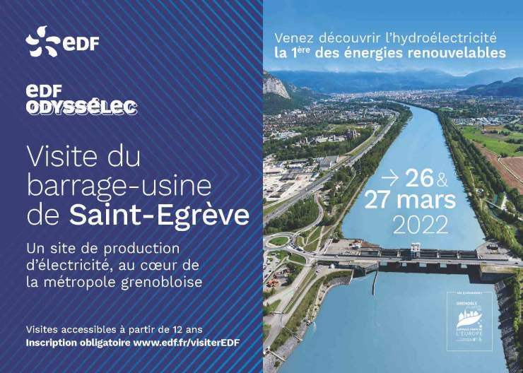 Visite du barrage de Saint-Égrève