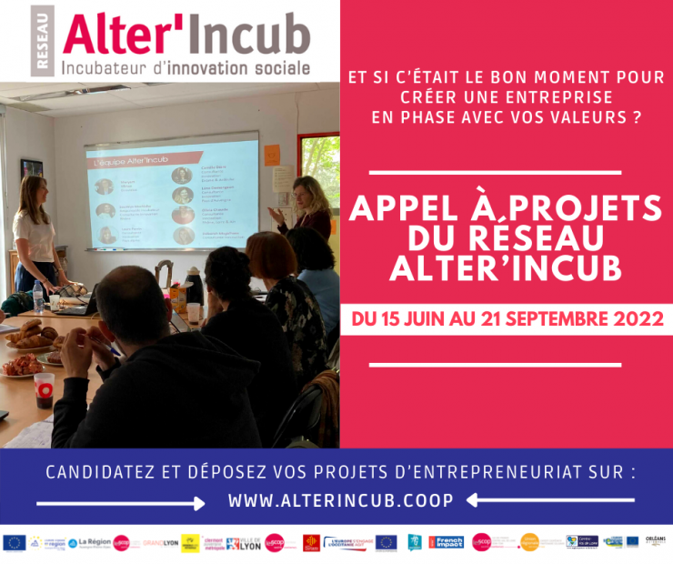 Appel à projet du réseau Alter'Incub