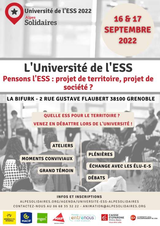 Université de l'ESS d'Alpesolidaires