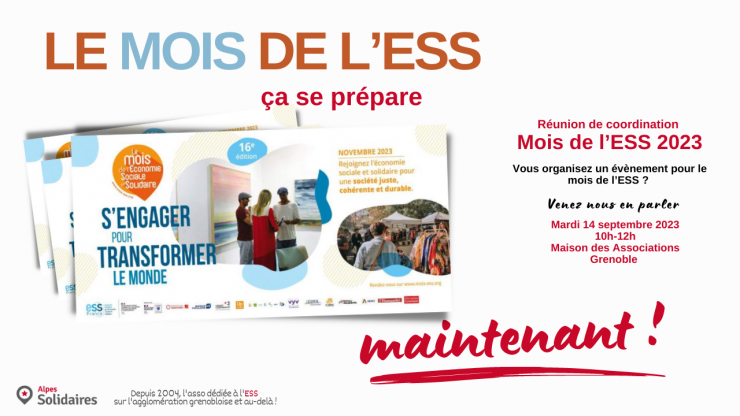 Préparons ensemble le Mois de l'ESS