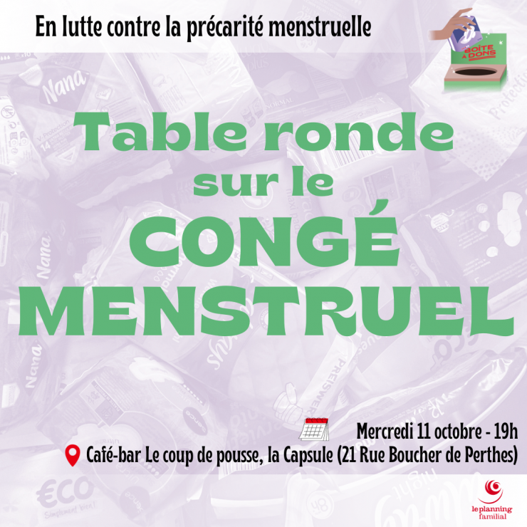 Table ronde sur le Congé menstruel