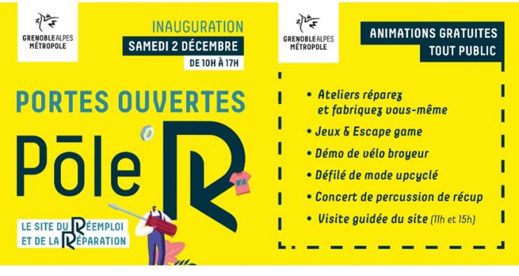 Inauguration du Pôle "R" : Le site du réemploi et de la réparation