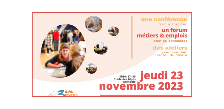 Bannière JESS avec les informations pratiques concernant la journée du 23 novembre