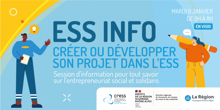 Webinaire ESS INFO - Créer ou développer son projet dans l'ESS