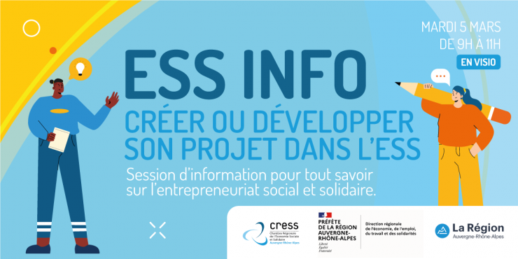 Webinaire ESS INFO - Créer ou développer son projet dans l'ESS