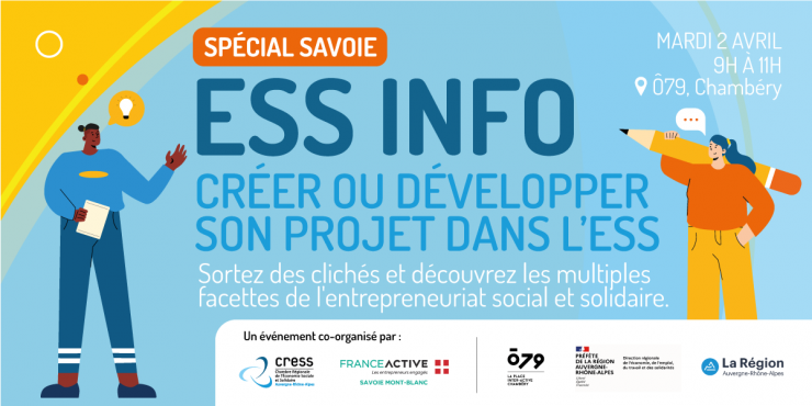 ESS INFO Spécial SAVOIE - Créer ou développer son projet dans l'ESS