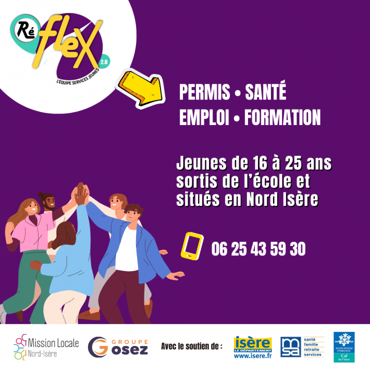 Action RéFLEX pour les jeunes du Nord Isère 