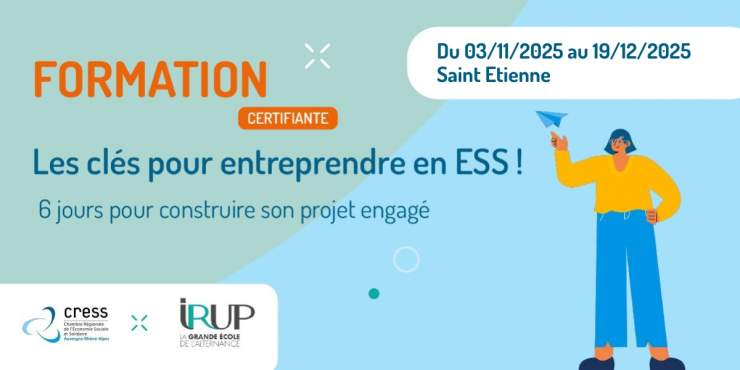 Formation : Les clés pour entreprendre en ESS