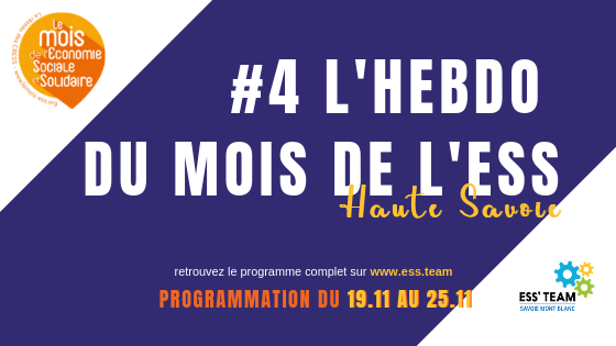 #4 – L’hebdo du Mois de l’ESS en Haute Savoie – du 19/11 au 25/11