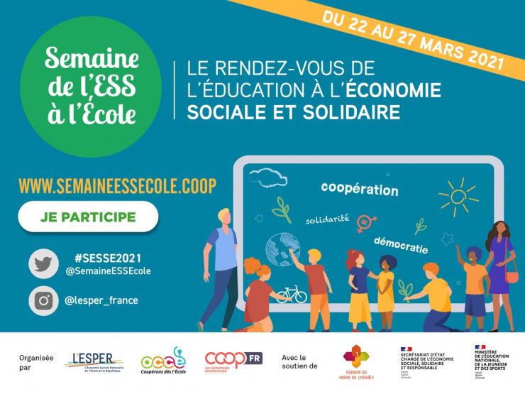 Semaine de l’ESS à l’Ecole - Inscrivez vos actions