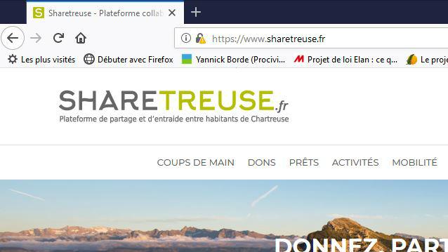 Sharetreuse : une plateforme d'échange de proximité