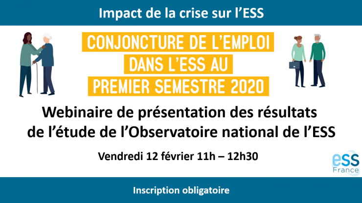 Webinaire Conjoncture de l'emploi dans l'ESS au premier semestre 2020