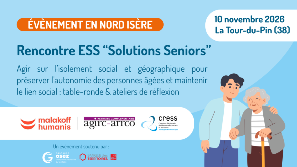 Rencontre “Solutions Seniors” en Nord Isère Rencontre “Solutions Seniors” en Nord Isère