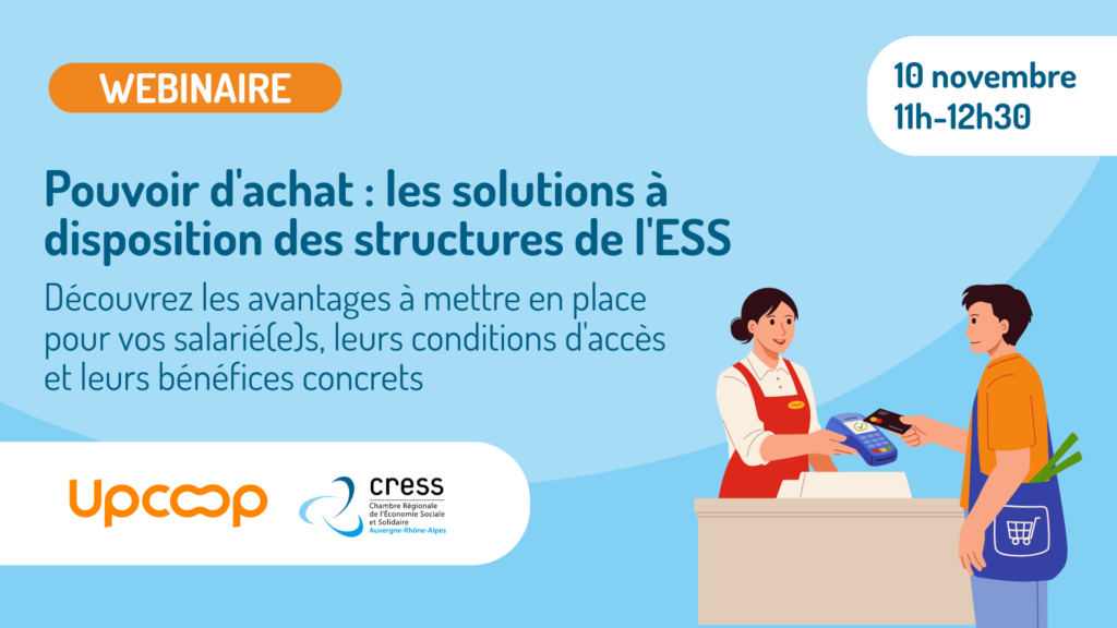 Webinaire « Pouvoir d’achat : les solutions à disposition des structures de l’ESS »