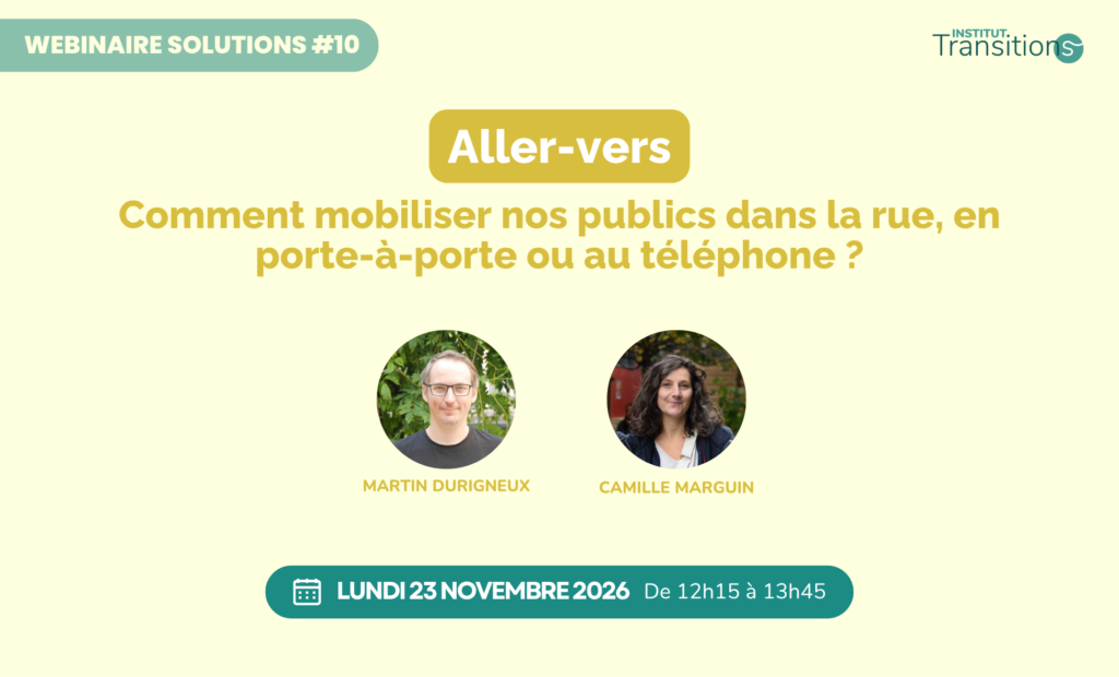 Aller-vers : comment mobiliser nos publics dans la rue, en porte-à-porte ou au téléphone Aller-vers : comment mobiliser nos publics dans la rue, en porte-à-porte ou au téléphone